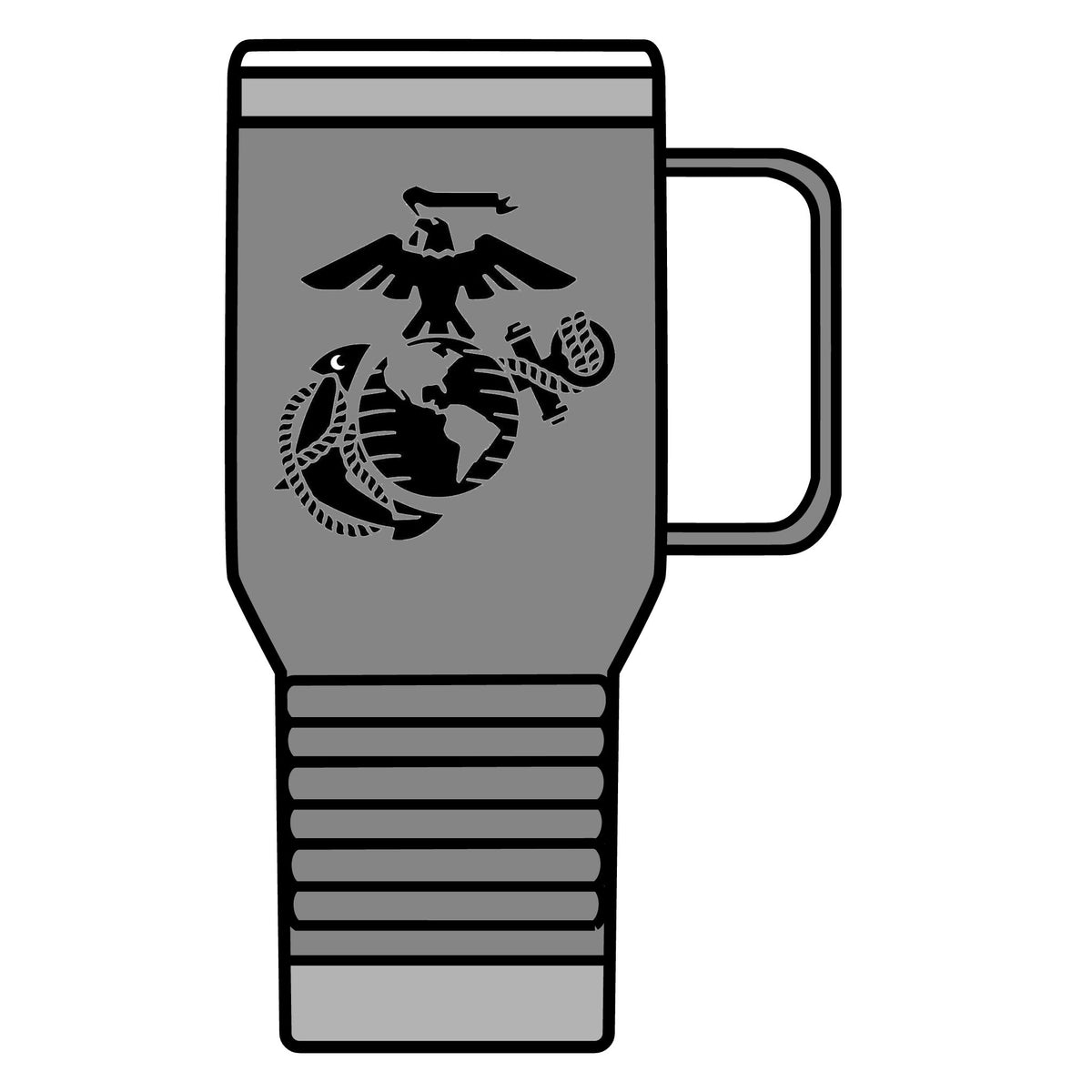 Eagle, Globe & Anchor Emblem - 20oz Insulated Mug
