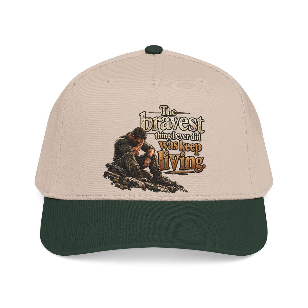 The Bravest Thing I Ever Did Was Keep Living - OTTO Baseball Hat