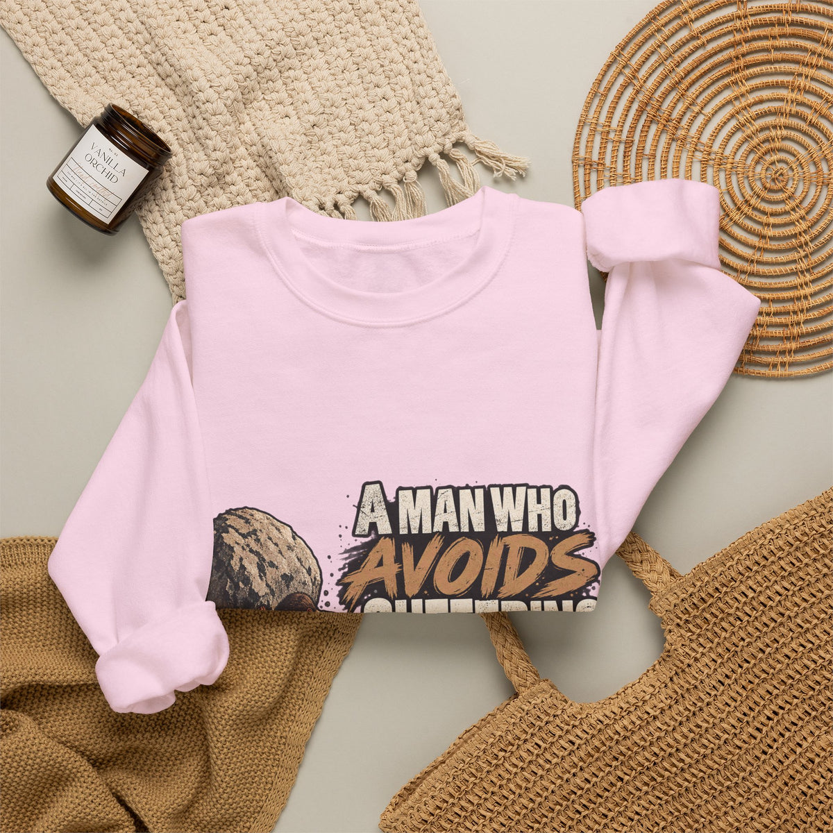 A Man Who Avoids Suffering - Crewneck Sweatshirt