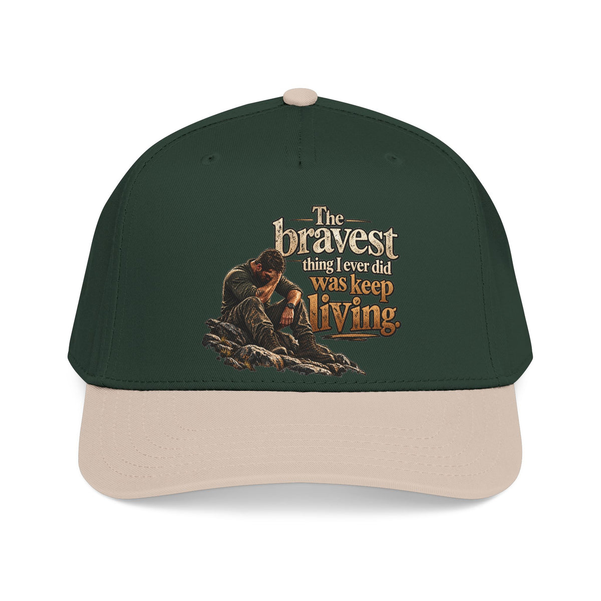 The Bravest Thing I Ever Did Was Keep Living - OTTO Baseball Hat