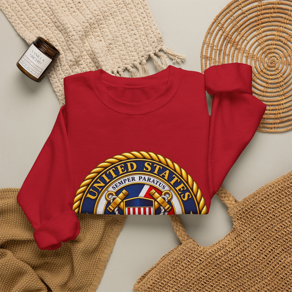 U.S. Coast Guard Emblem - Crewneck Sweatshirt