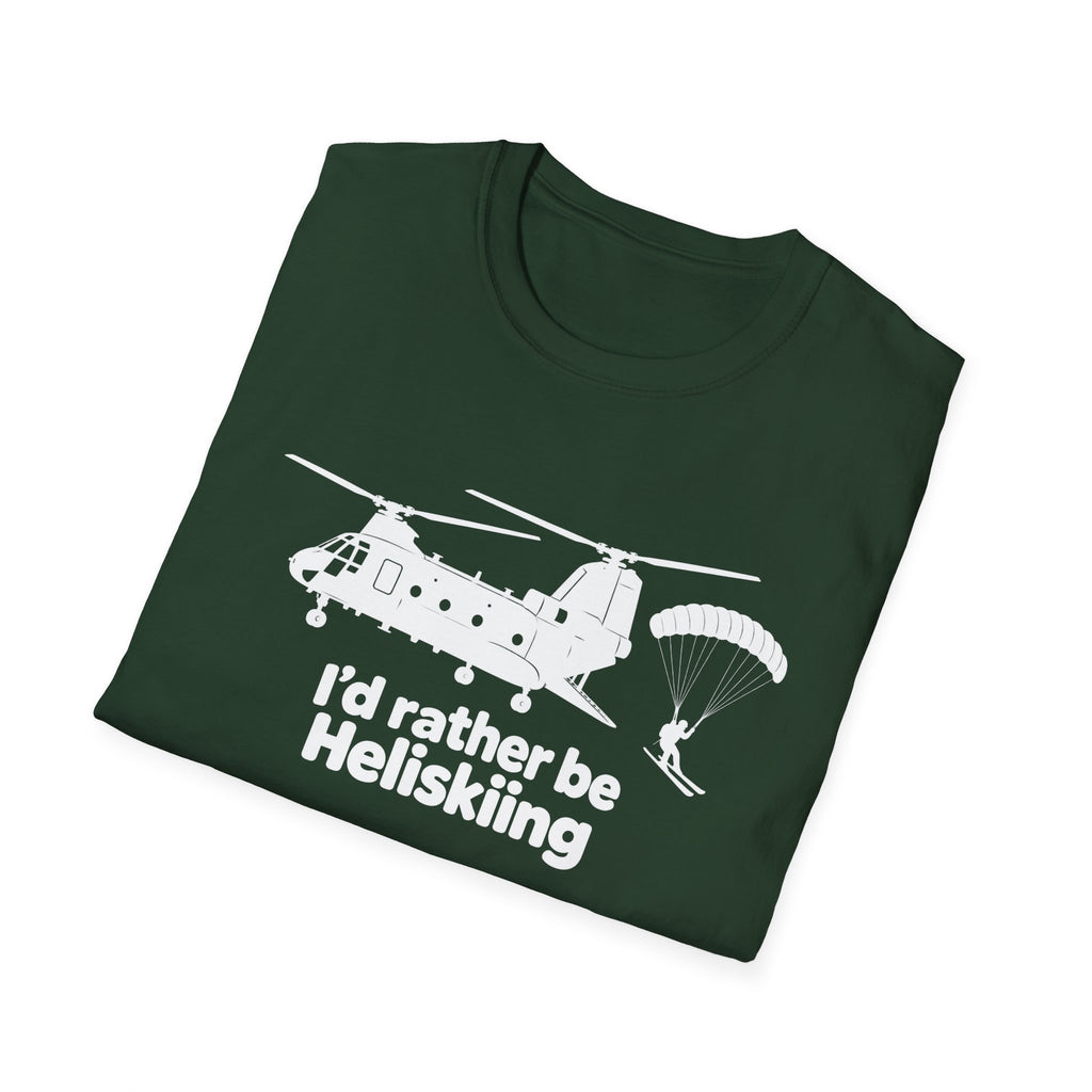 Id Rather Be Heliskiing - Classic Tee