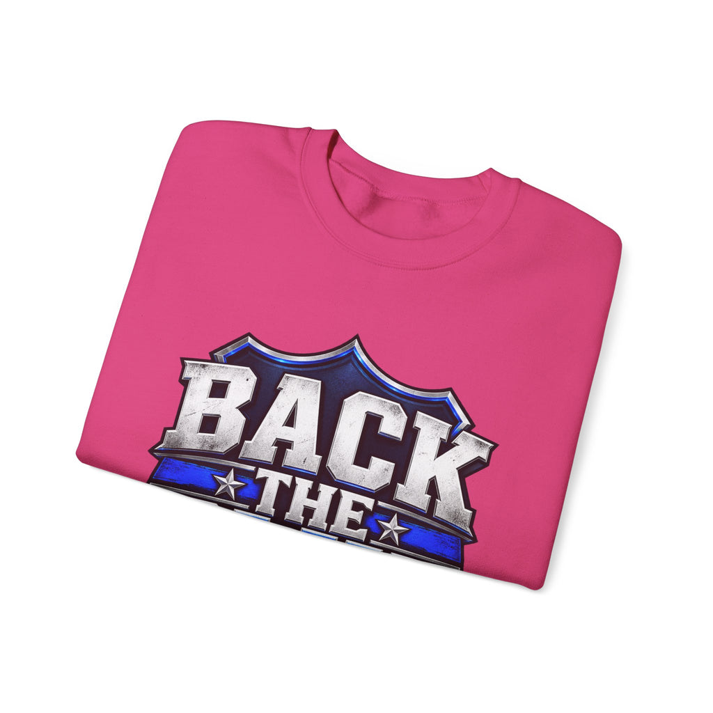 Back the Blue Shield - Crewneck Sweatshirt