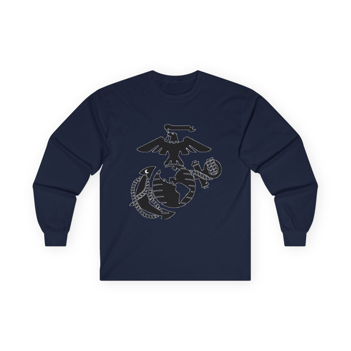 Eagle, Globe & Anchor Emblem - Unisex Ultra Cotton Long Sleeve Tee