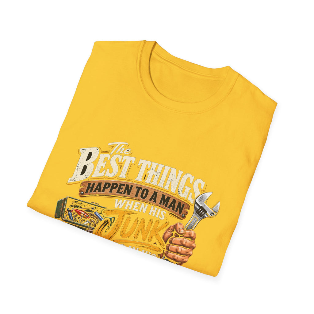 Best Things Happen in a Man's Hand - Classic Tee