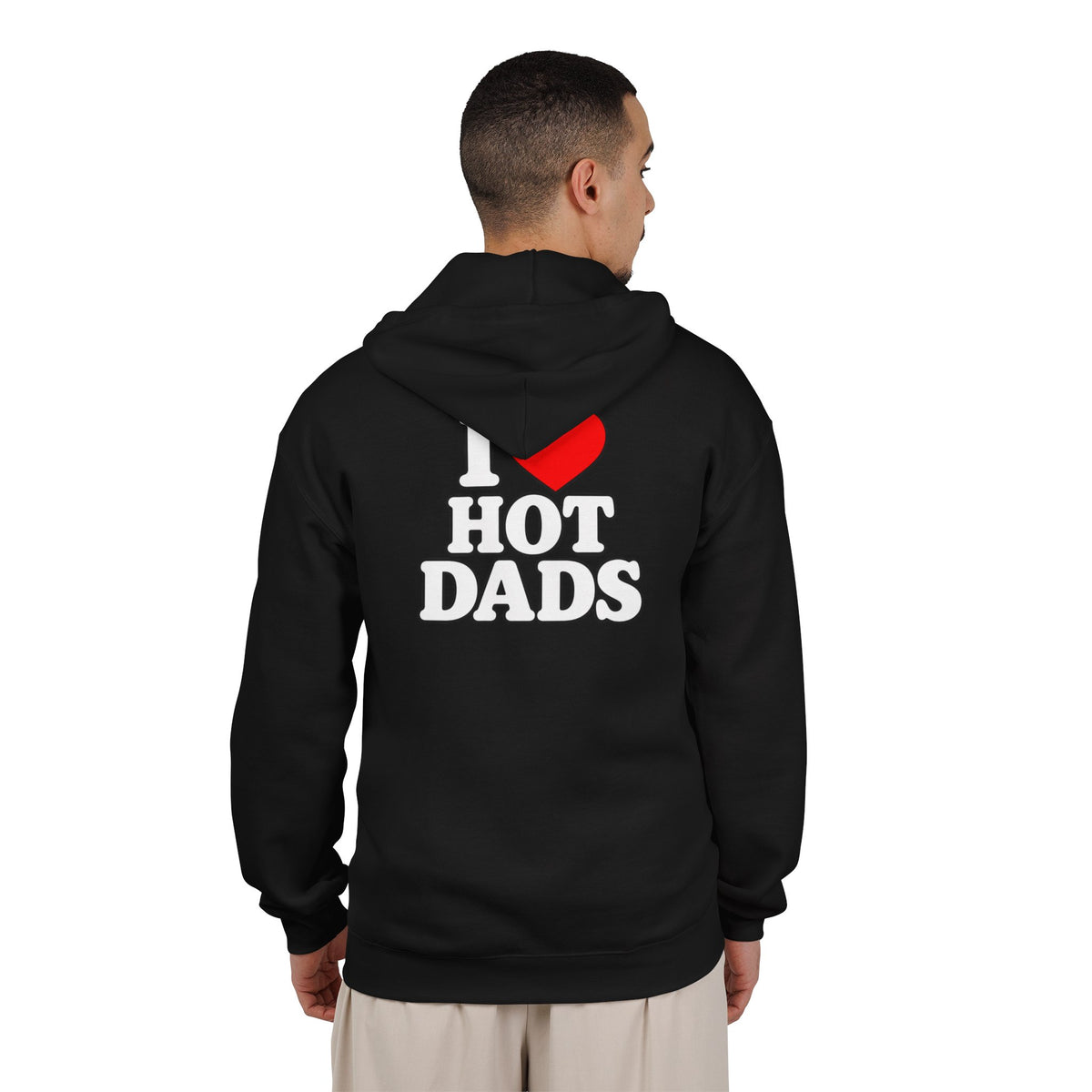 I Love Hot Dads - Full-Zip Hooded Sweatshirt