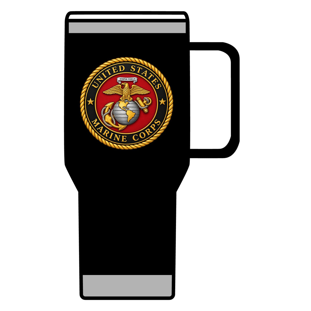 U.S. Marine Corps Emblem - 20oz Insulated Mug