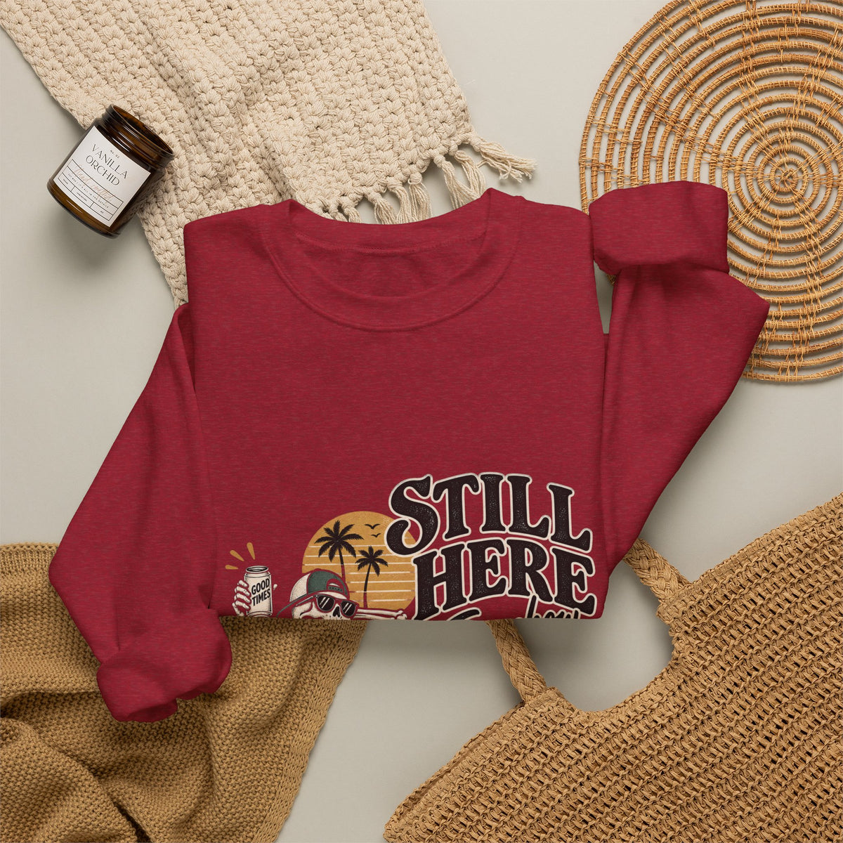 Still Here Somehow - Crewneck Sweatshirt