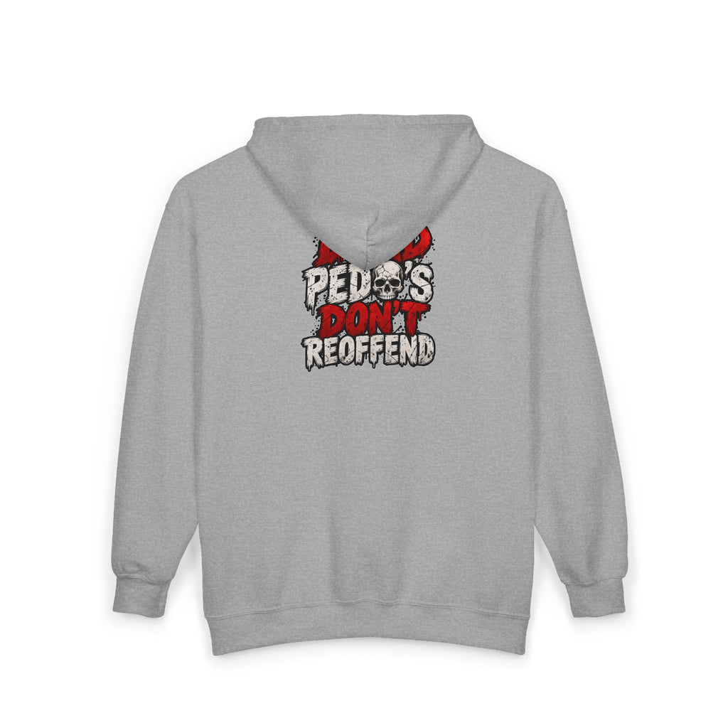 Dead Pedos Dont Reoffend - Full-Zip Hooded Sweatshirt