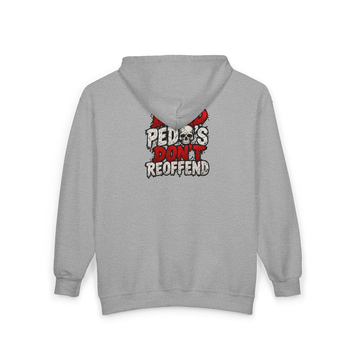 Dead Pedos Dont Reoffend - Full-Zip Hooded Sweatshirt
