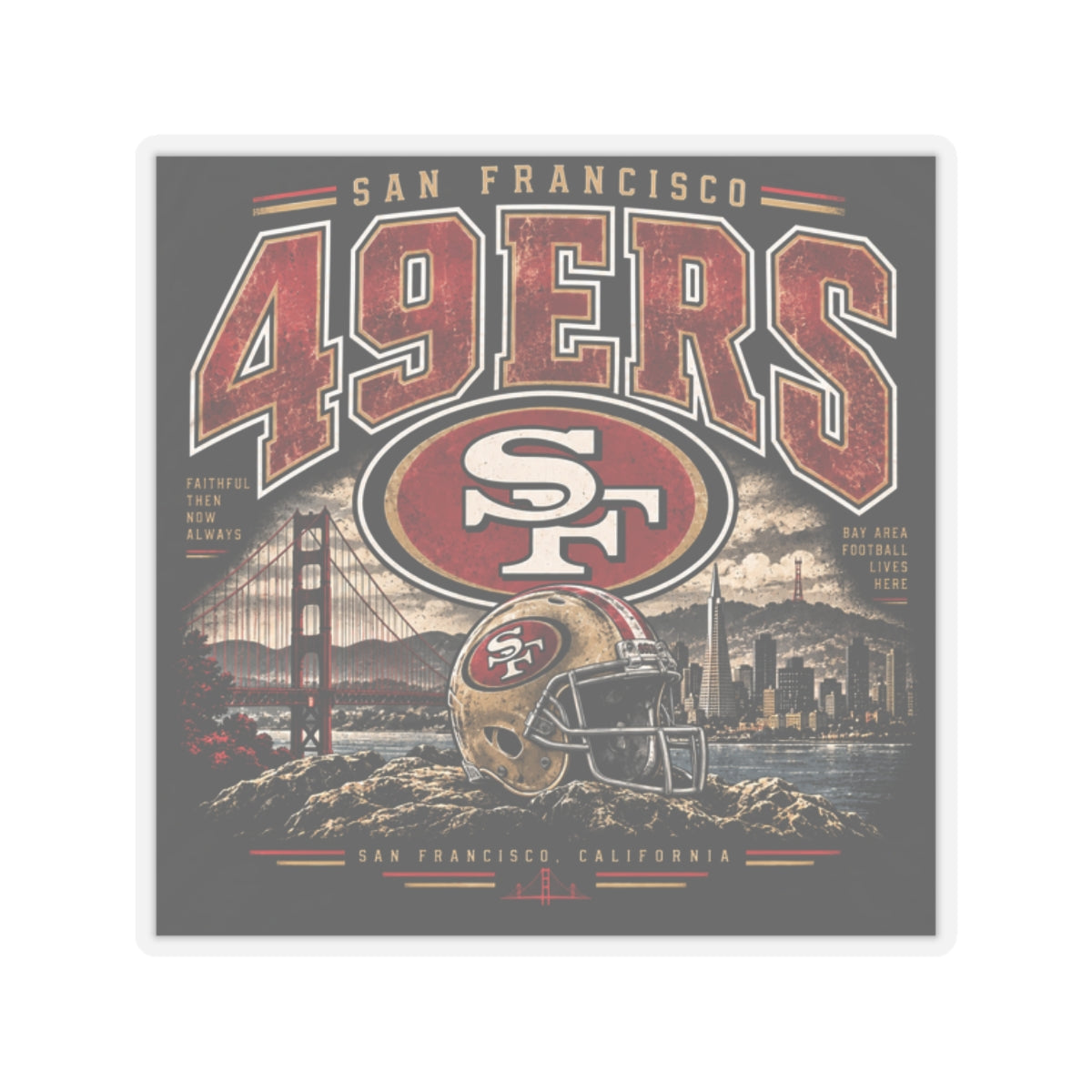 San Francisco 49ers - Kiss-Cut Sticker