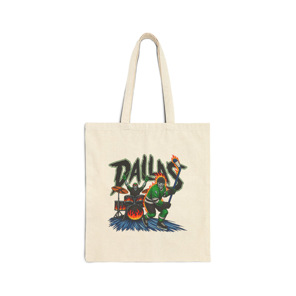Dallas Stars Skeleton - Canvas Tote