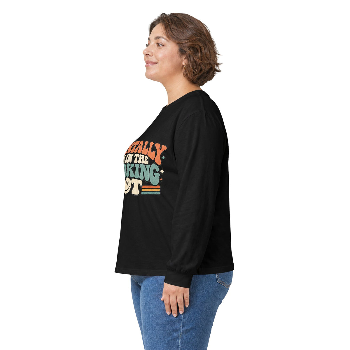 Secretly Plotting Dark Parking - Unisex Ultra Cotton Long Sleeve Tee