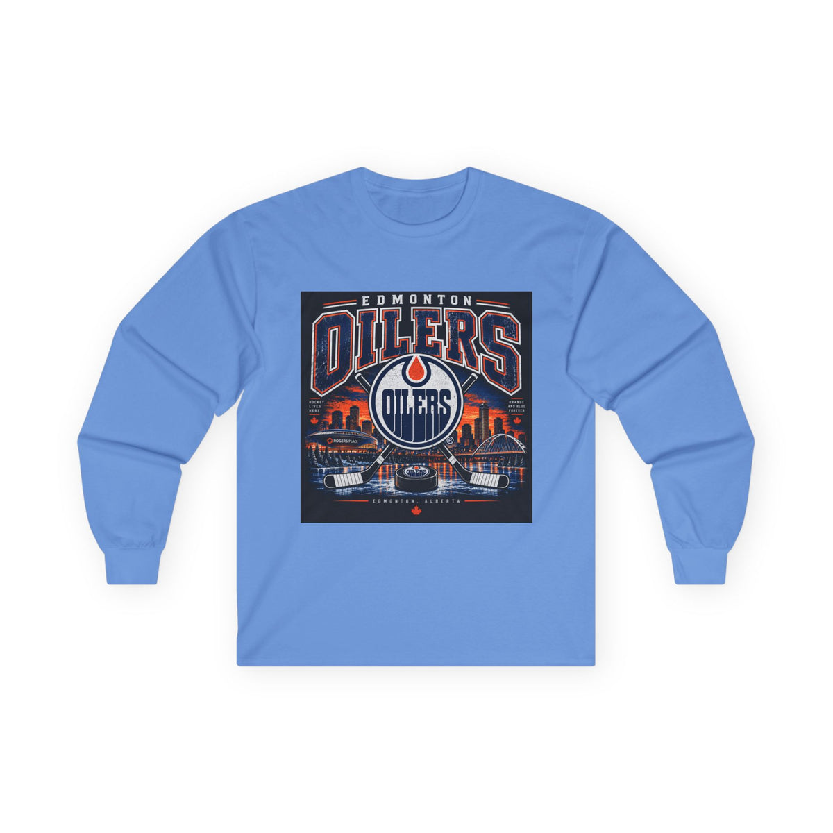 Edmonton Oilers Hockey Pride - Unisex Ultra Cotton Long Sleeve Tee