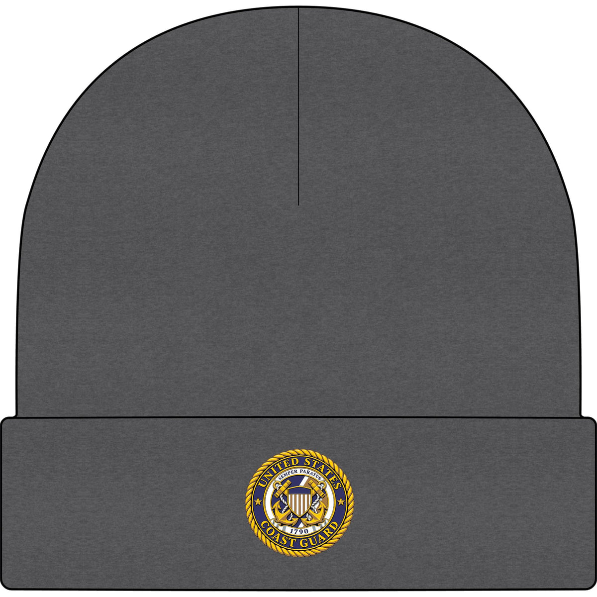 U.S. Coast Guard Emblem - AS Colour 1107 Cuff Beanie