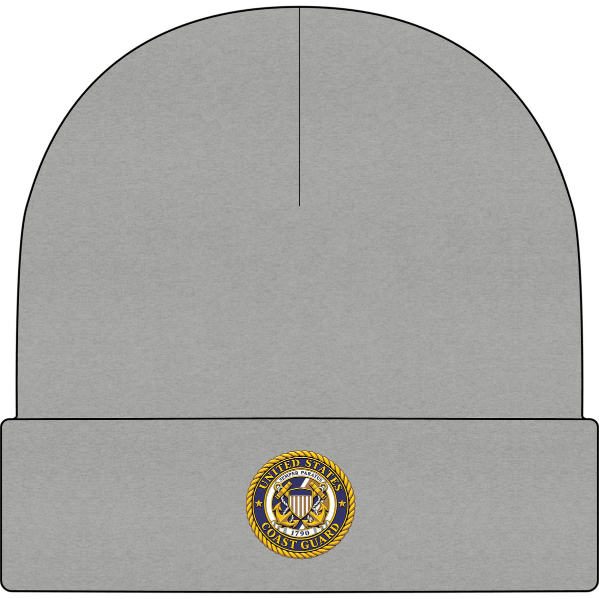 U.S. Coast Guard Emblem - AS Colour 1107 Cuff Beanie