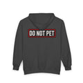 Do Not Pet - Service Dog Patch - Full-Zip Hooded Sweatshirt