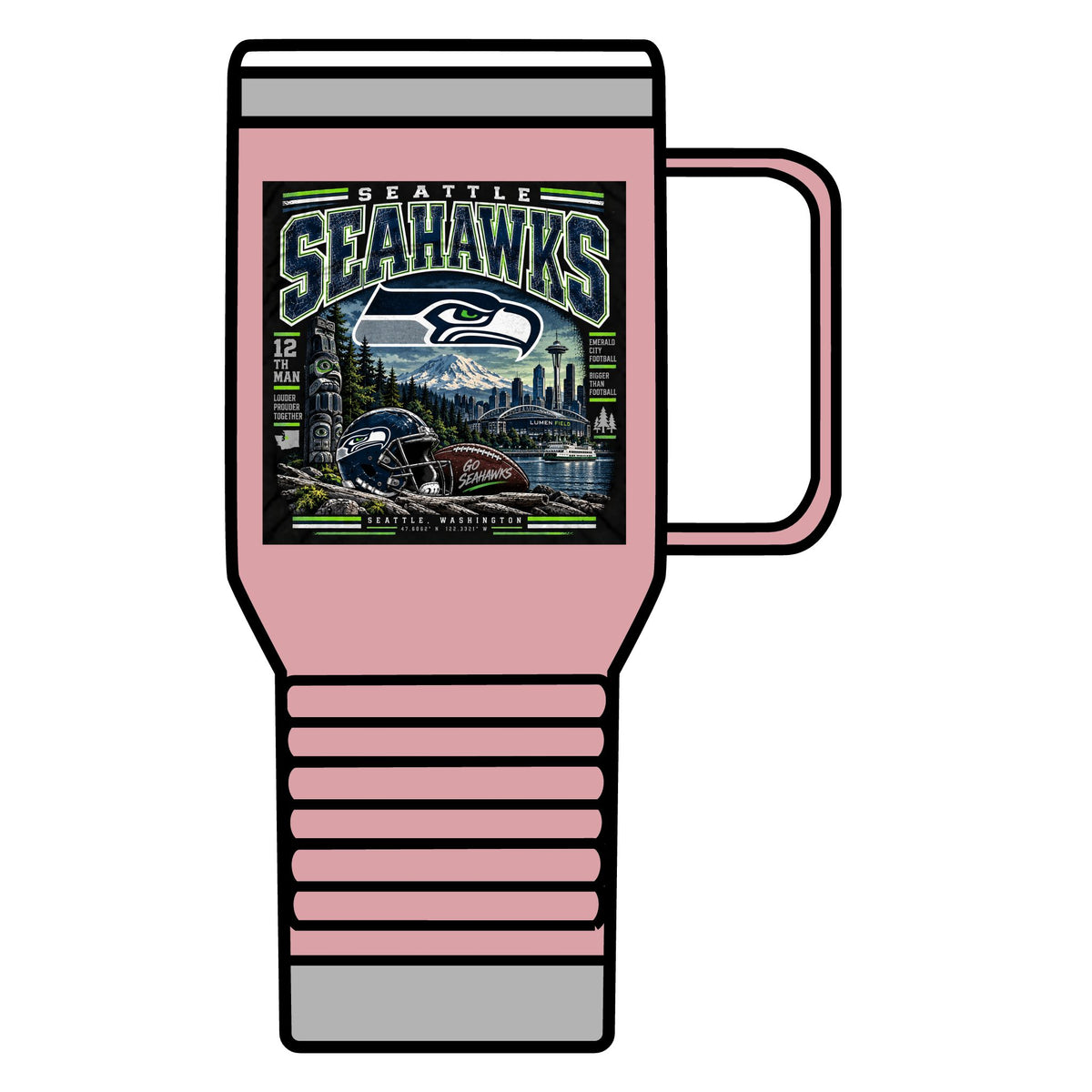 Seattle Seahawks Pride - 20oz Insulated Mug