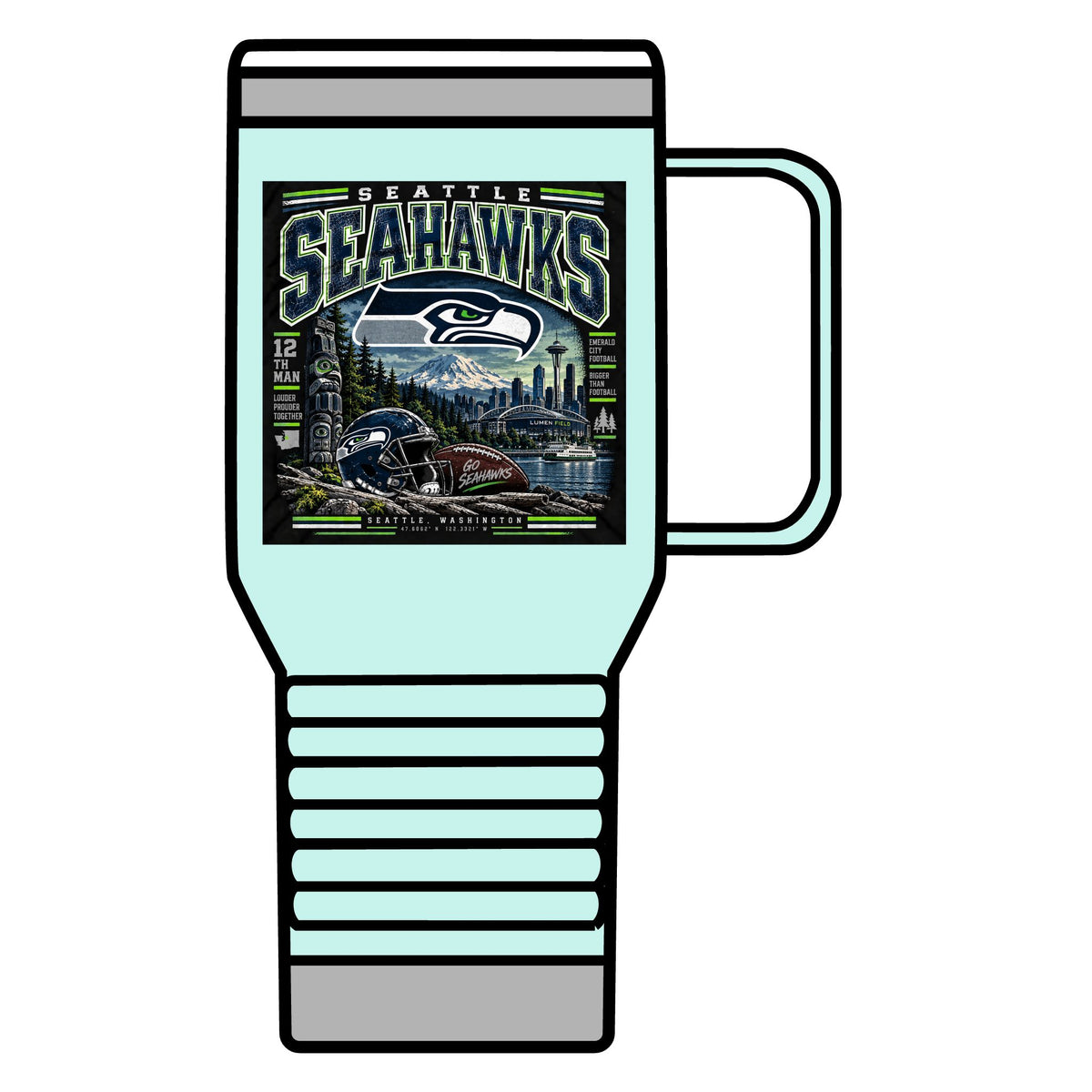 Seattle Seahawks Pride - 20oz Insulated Mug