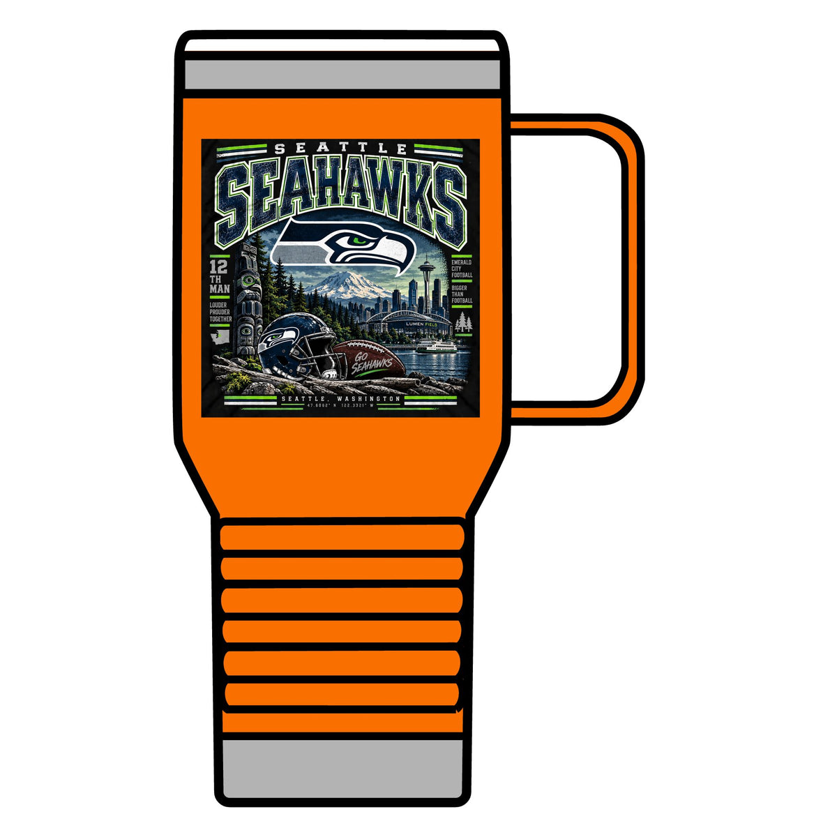 Seattle Seahawks Pride - 20oz Insulated Mug