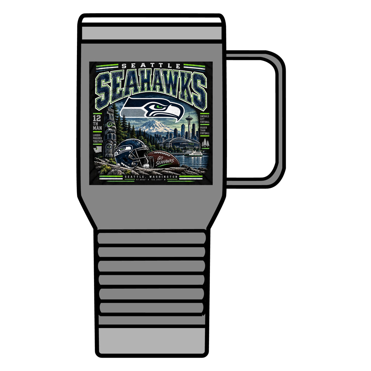 Seattle Seahawks Pride - 20oz Insulated Mug