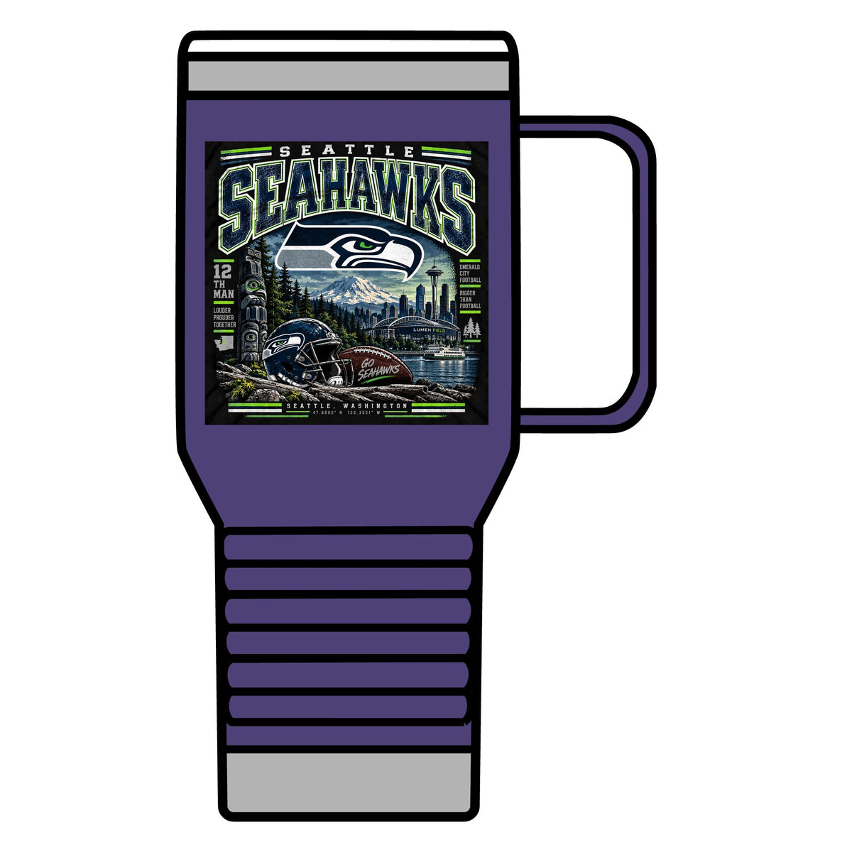 Seattle Seahawks Pride - 20oz Insulated Mug
