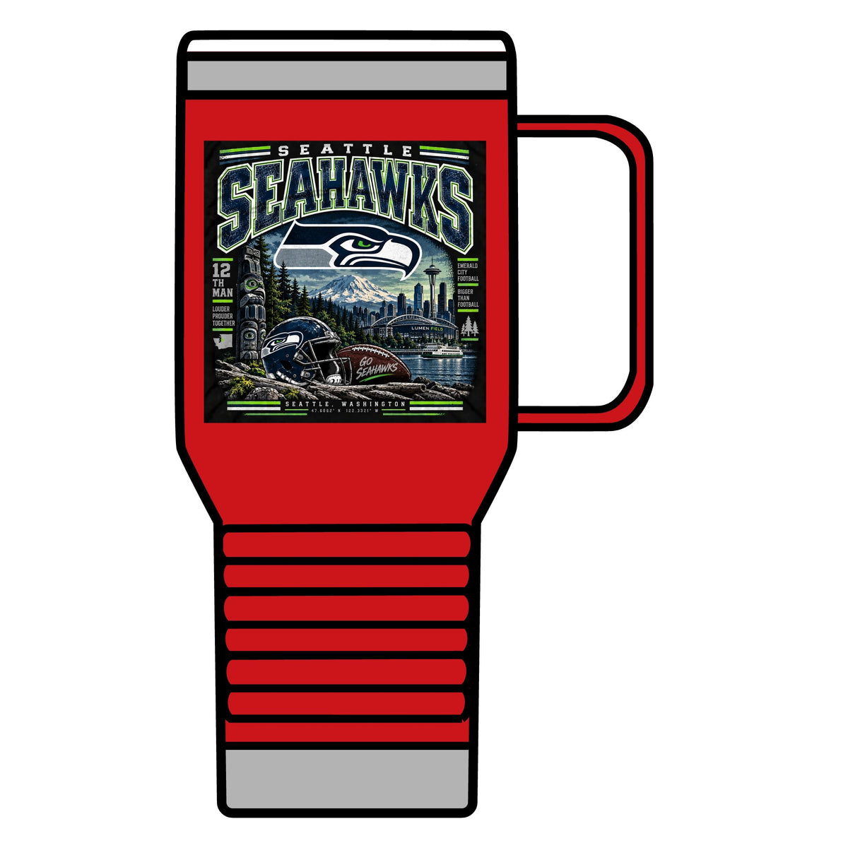 Seattle Seahawks Pride - 20oz Insulated Mug