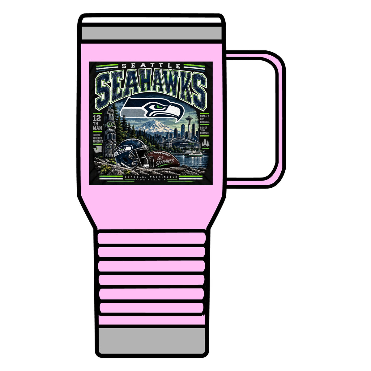 Seattle Seahawks Pride - 20oz Insulated Mug