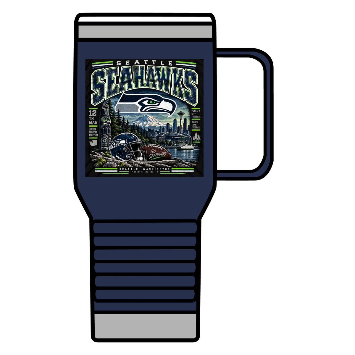 Seattle Seahawks Pride - 20oz Insulated Mug