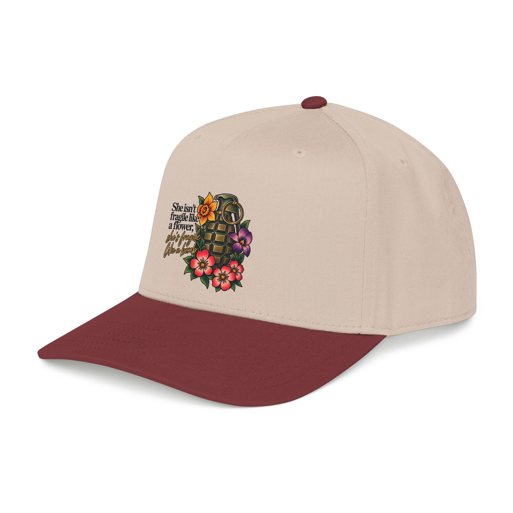 Fragile Like a Bomb - Floral Grenade - OTTO Baseball Hat