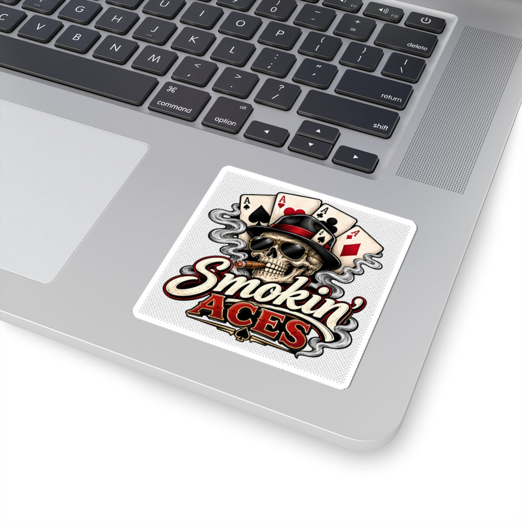 Smokin' Aces - Kiss-Cut Sticker