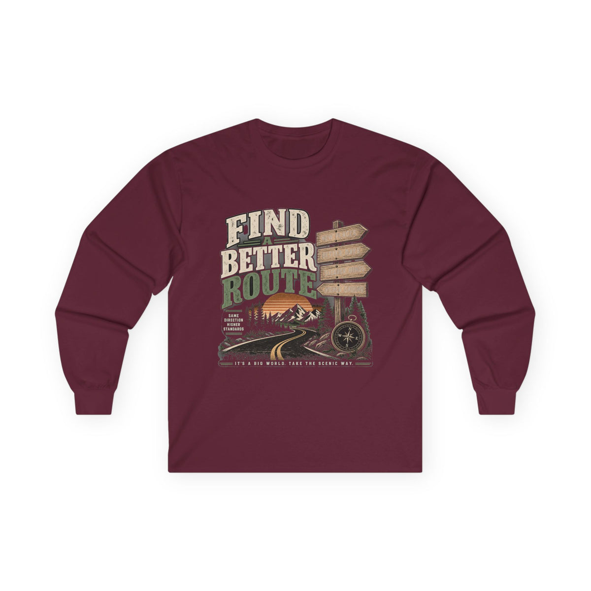 Find A Better Route - Unisex Ultra Cotton Long Sleeve Tee