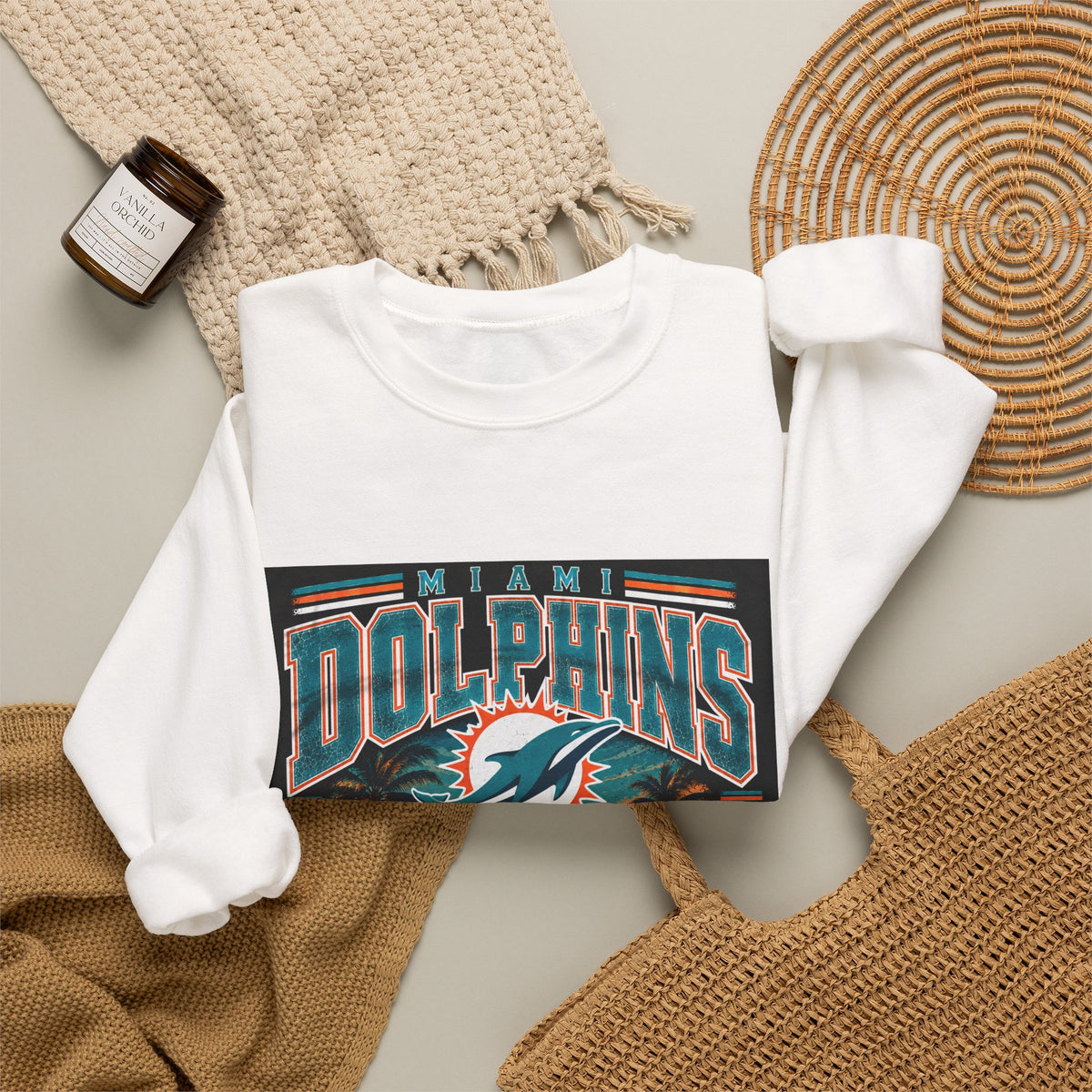 Miami Dolphins - Crewneck Sweatshirt