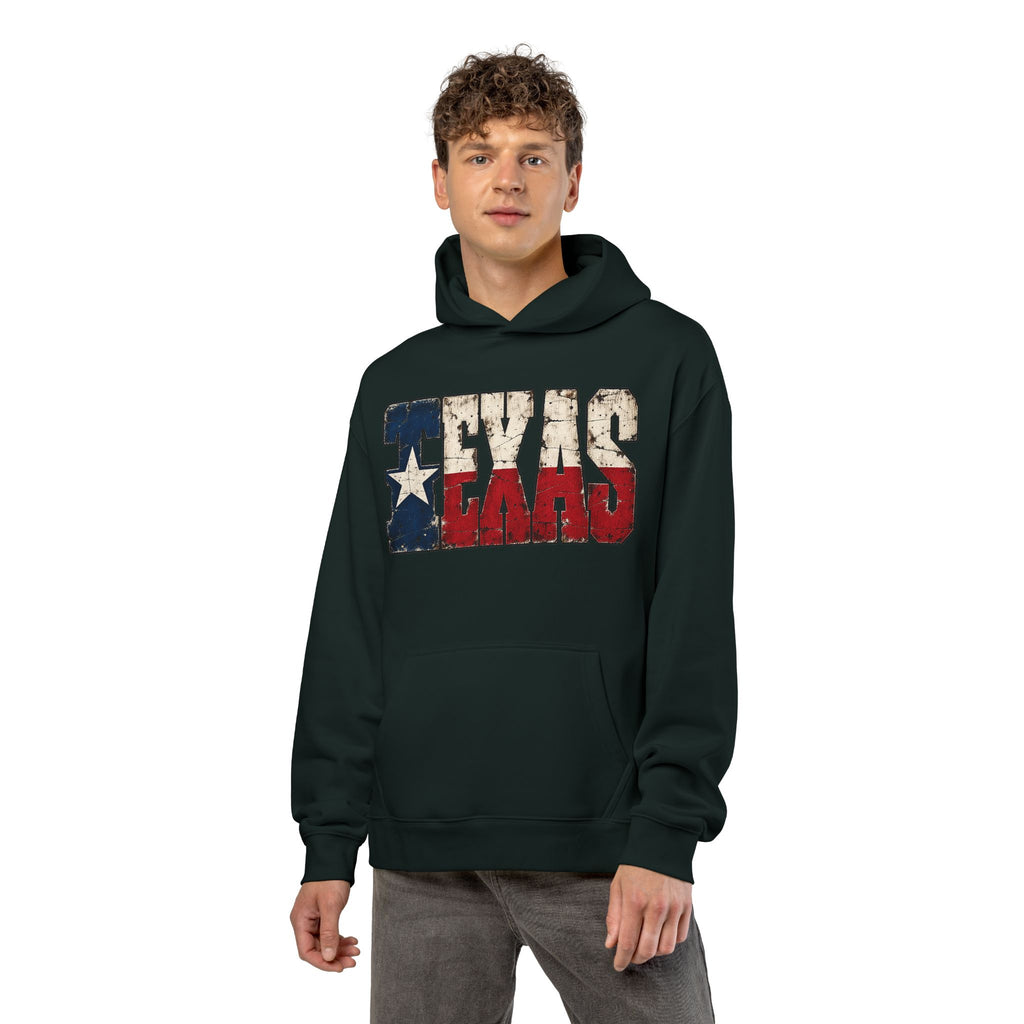Texas Flag Block Letters - Hoodie