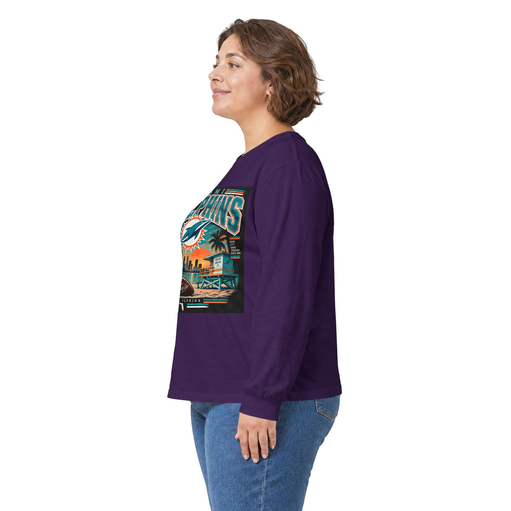 Miami Dolphins Paradise - Unisex Ultra Cotton Long Sleeve Tee