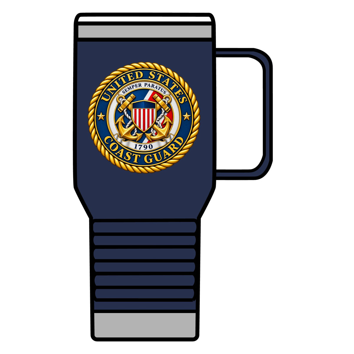 U.S. Coast Guard Emblem - 20oz Insulated Mug