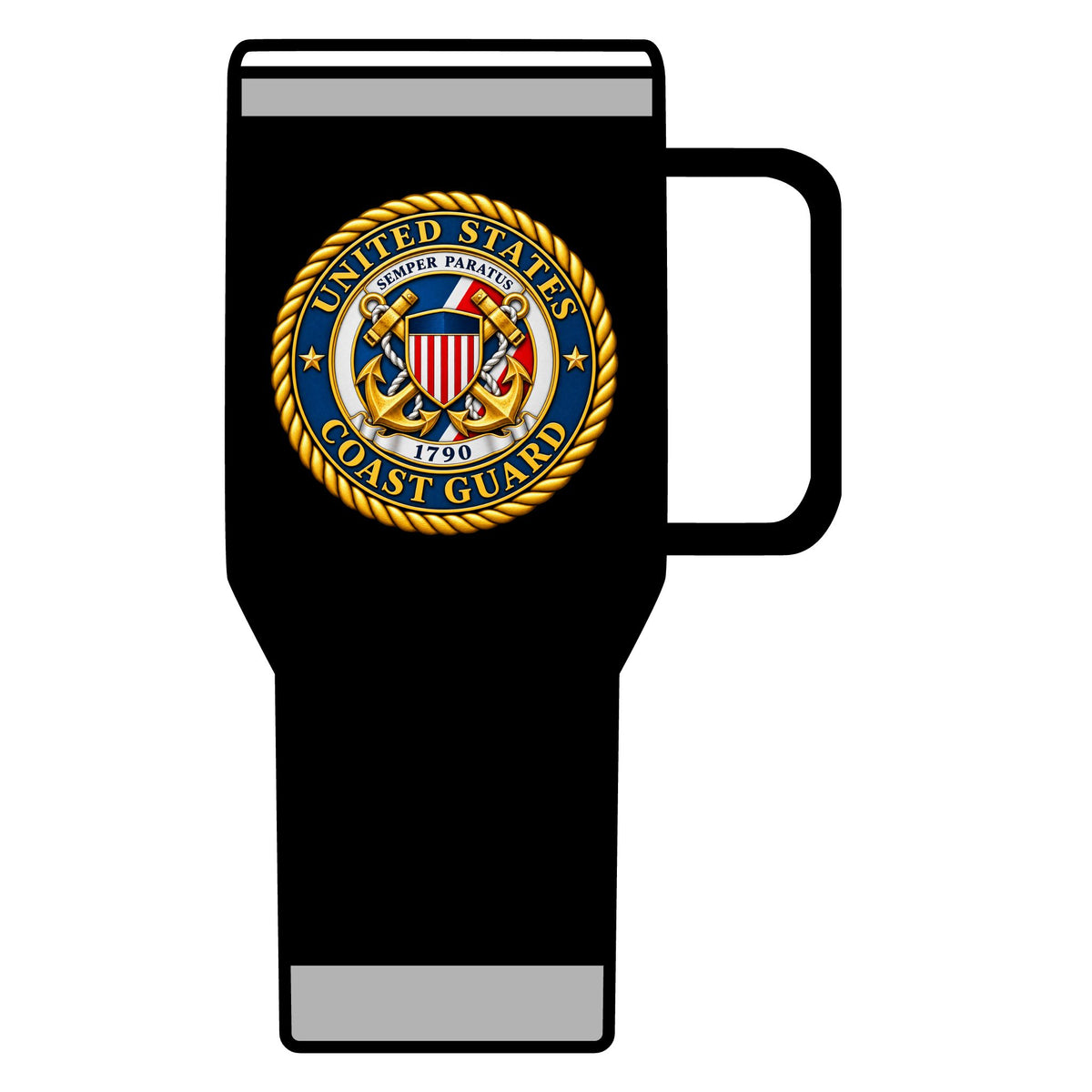 U.S. Coast Guard Emblem - 20oz Insulated Mug