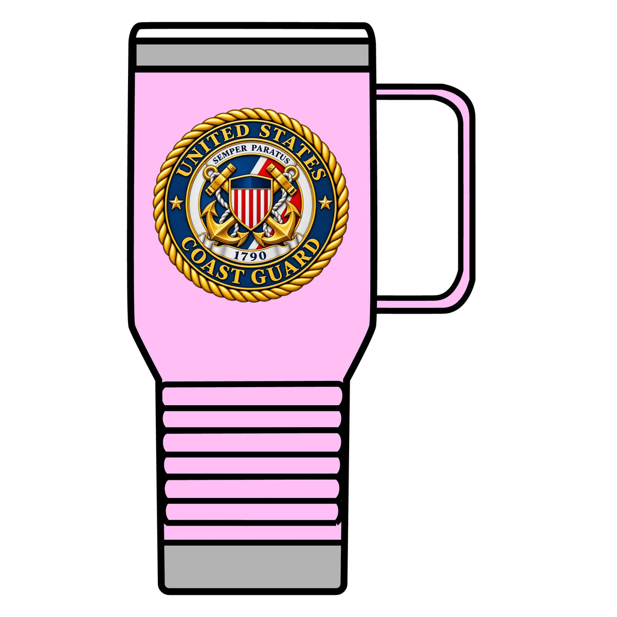 U.S. Coast Guard Emblem - 20oz Insulated Mug