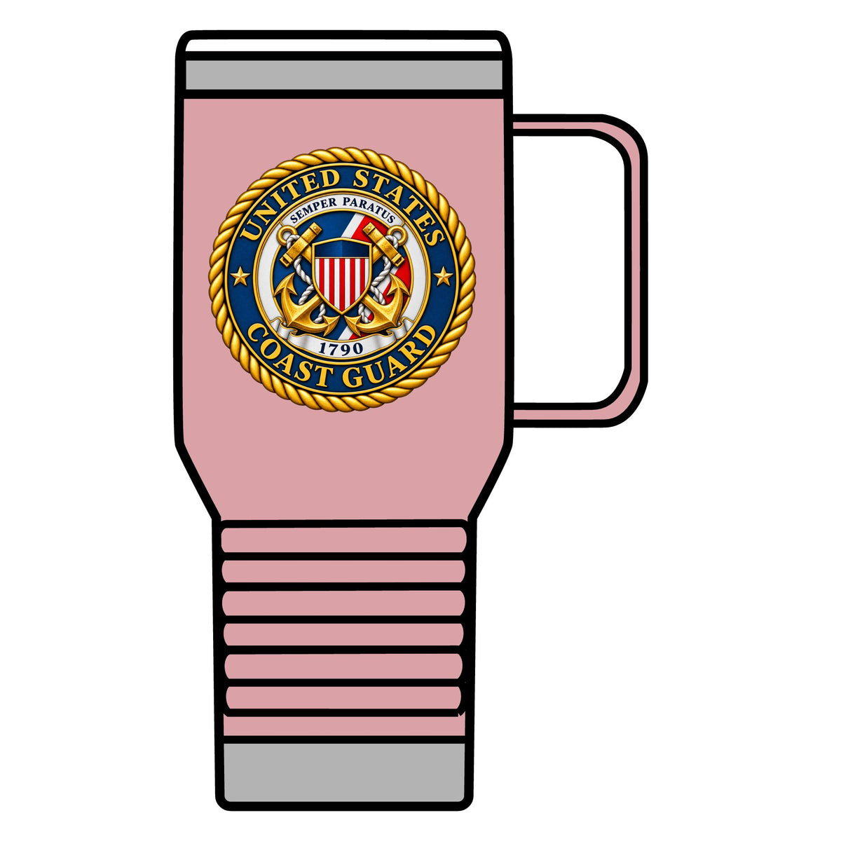 U.S. Coast Guard Emblem - 20oz Insulated Mug