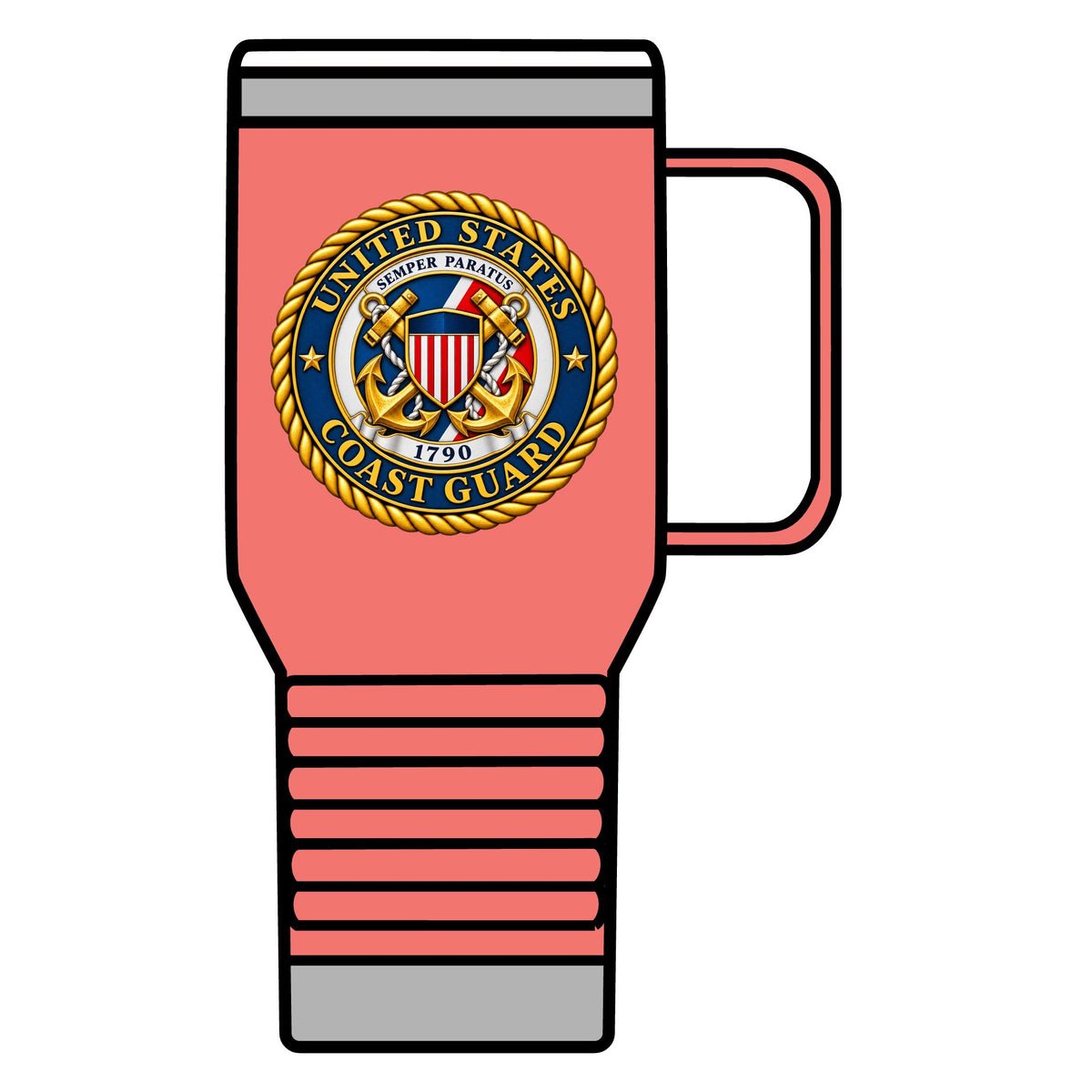 U.S. Coast Guard Emblem - 20oz Insulated Mug