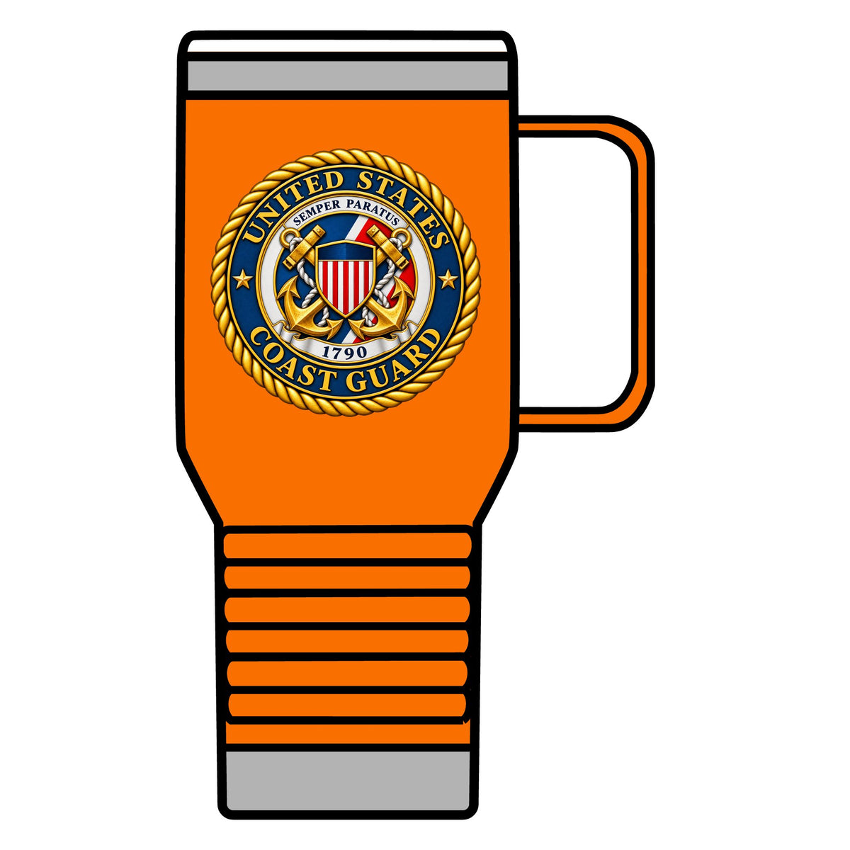 U.S. Coast Guard Emblem - 20oz Insulated Mug