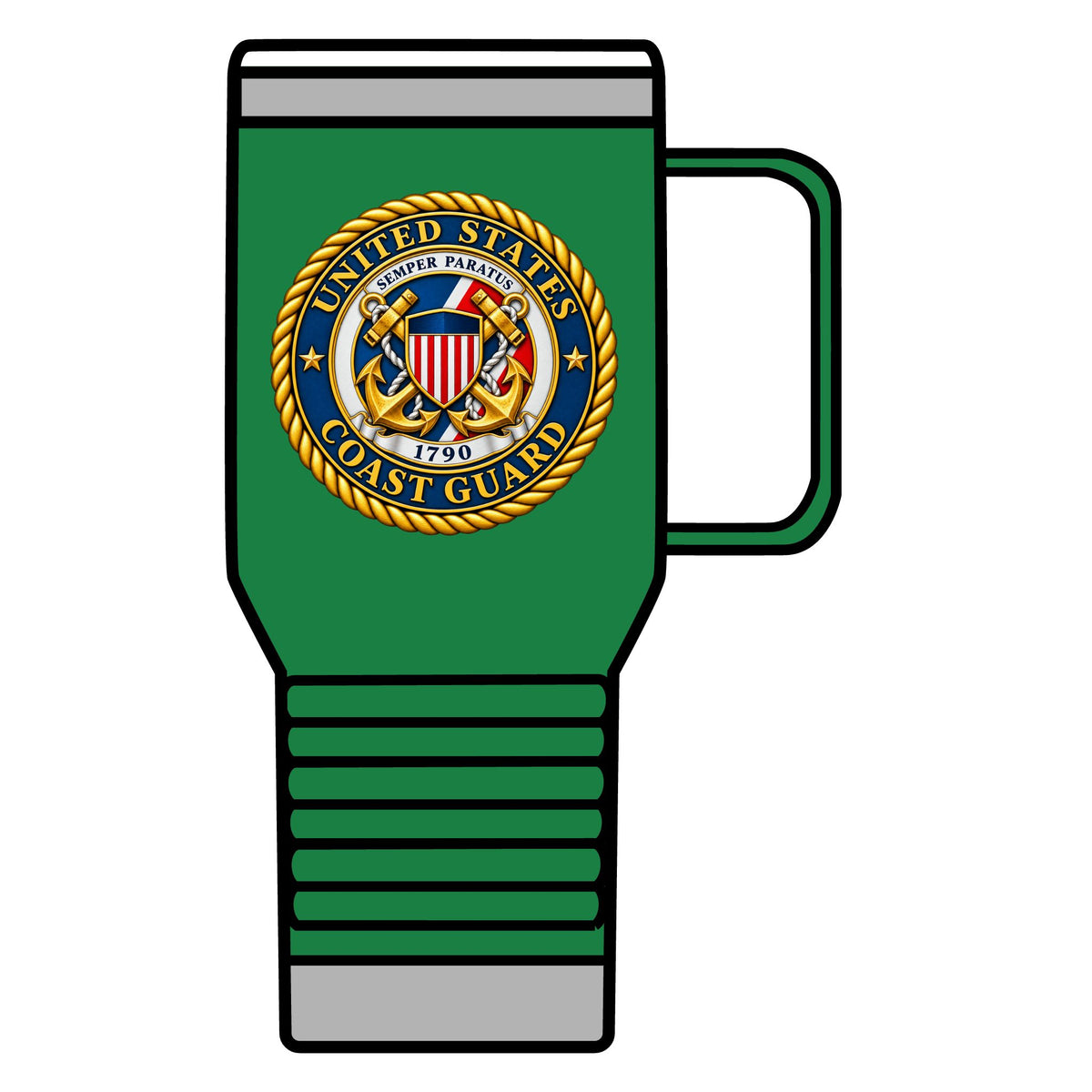 U.S. Coast Guard Emblem - 20oz Insulated Mug