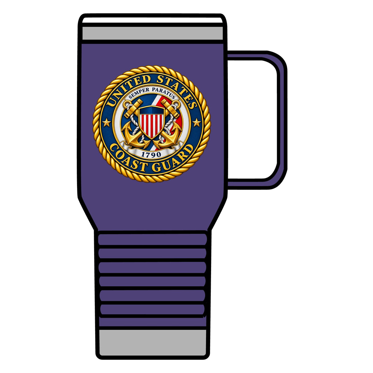 U.S. Coast Guard Emblem - 20oz Insulated Mug