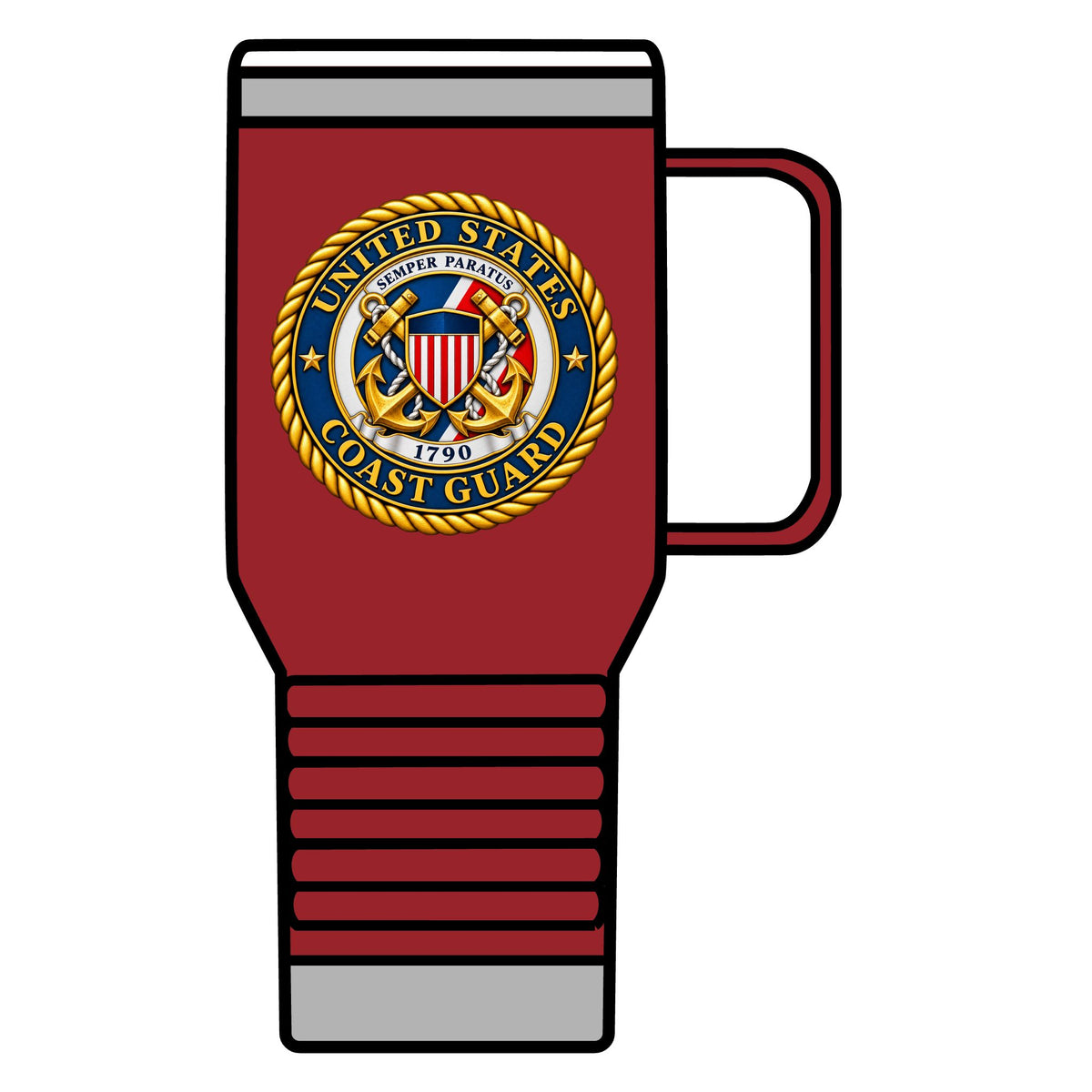 U.S. Coast Guard Emblem - 20oz Insulated Mug