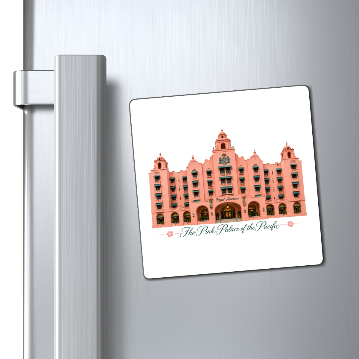 The Pink Palace of the Pacific - Magnet