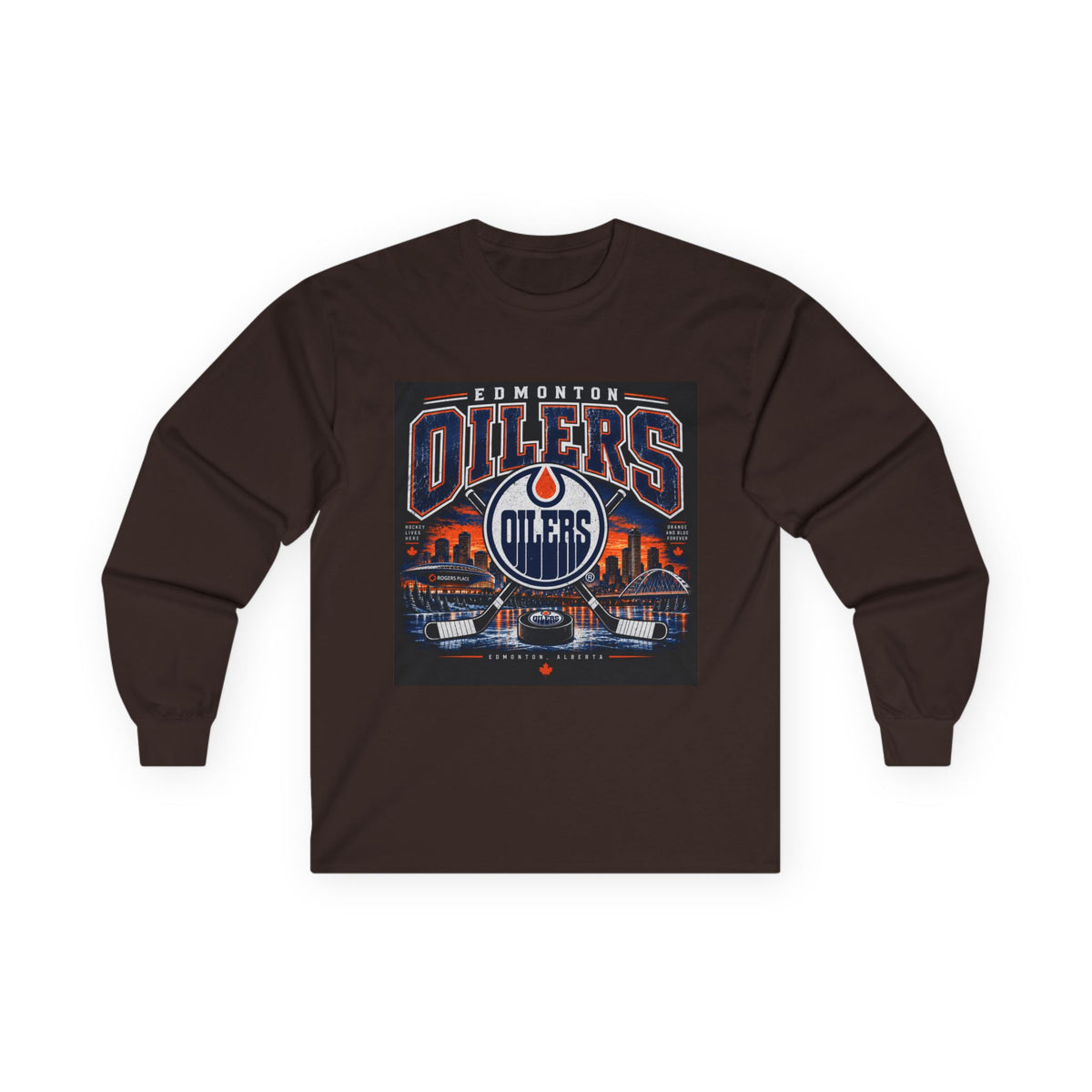 Edmonton Oilers Hockey Pride - Unisex Ultra Cotton Long Sleeve Tee
