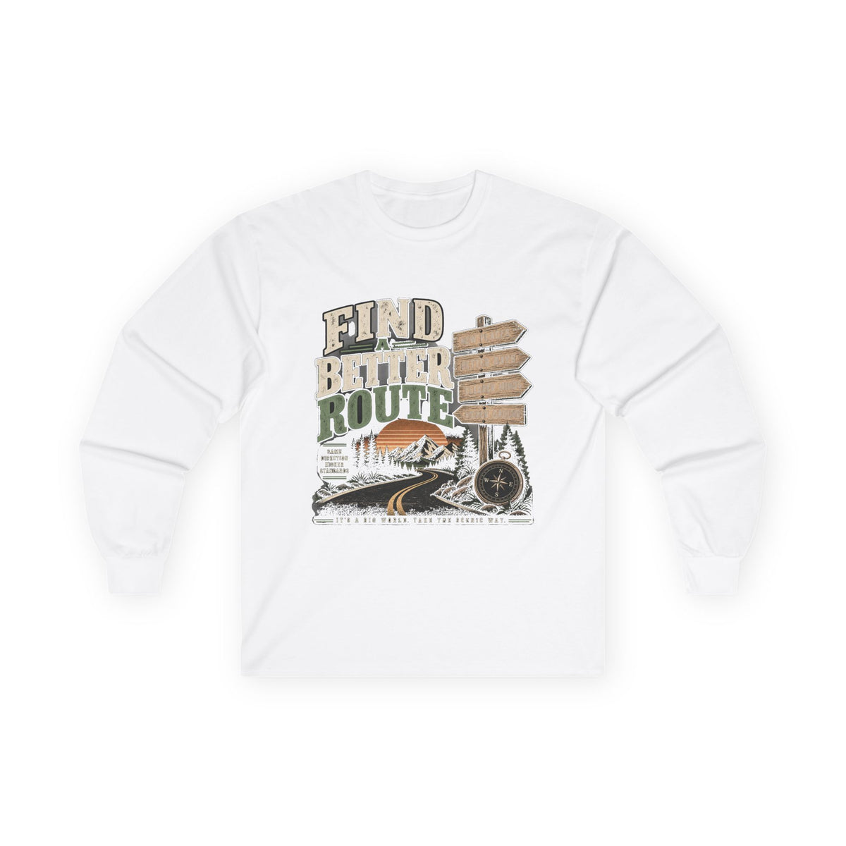 Find A Better Route - Unisex Ultra Cotton Long Sleeve Tee