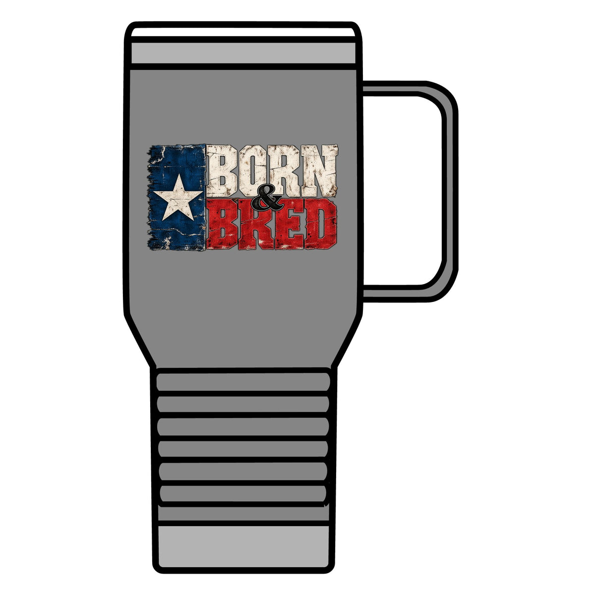 Texas Born and Bred - 20oz Insulated Mug