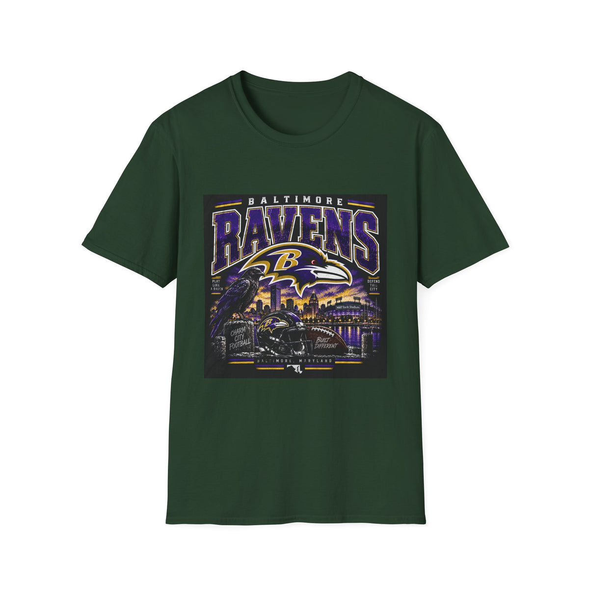 Baltimore Ravens Skyline Tee - Classic Tee