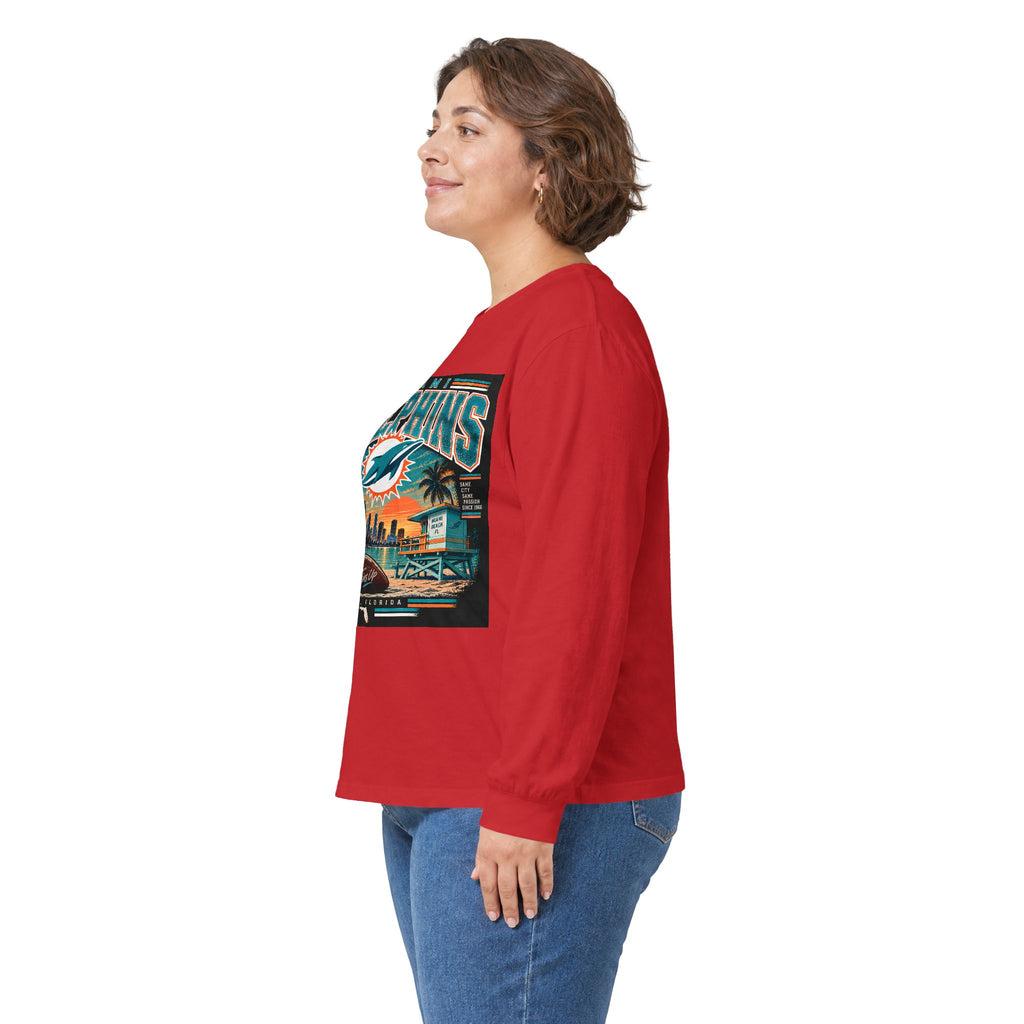Miami Dolphins Paradise - Unisex Ultra Cotton Long Sleeve Tee